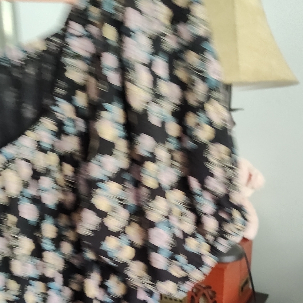 True Craft Black Floral Dress - Picture 4 of 7